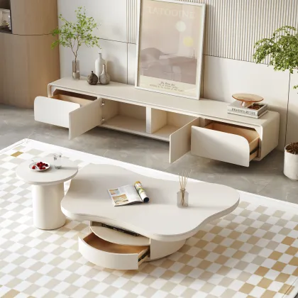 Wabi-Sabi Inspired Milly Living Coffee Table