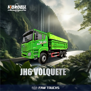 Camion à benne JH6 personnalisable pour une manutention optimale des matériaux