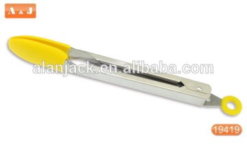 Silicone 10" Tongs with Stainless Steel