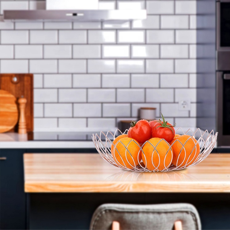 stainless steel fruit basket For Kitchen