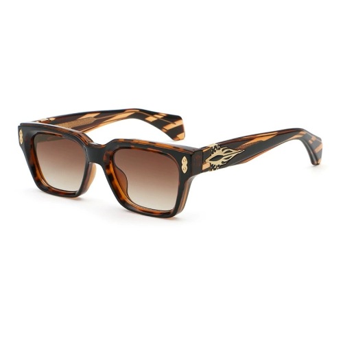 Men Structured Retro Square Sunglasses Wholesale