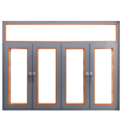 LVDUN Customized Aluminium Clad Wood Passive House Window