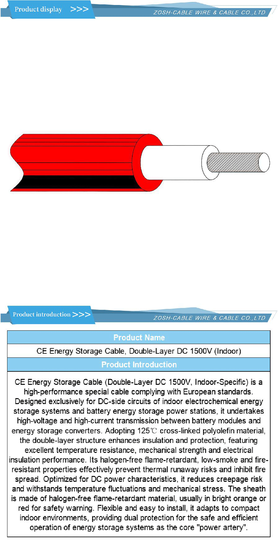 Robot cable (anti-torsion)-xiangqing1-ZS034