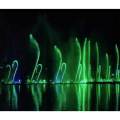 Large modern dancing fountain