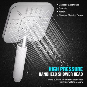 ABS Chrome Rainfall High Pressure Hand Shower