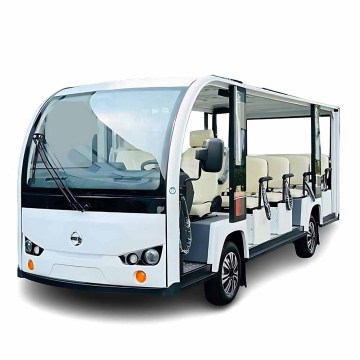 Open Version Four-Row 14-Seat Electric Sightseeing Car for Parks and Scenic Spots