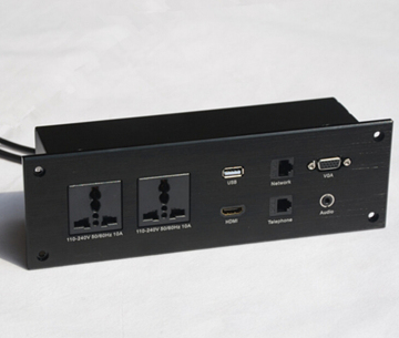 functional socket, functional outlet, desk top socket,