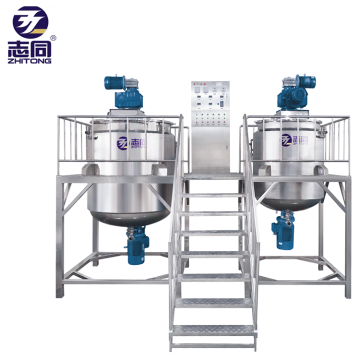 Zhitong Fixed Type Vacuum Emulsifying Mixer for Shampoo and Soap Making