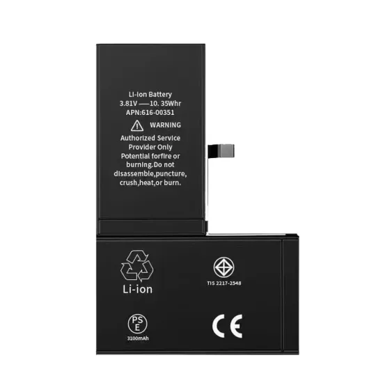 Original Li-Ion Mobile Phone Battery for iPhone XS, 13, 14, 15, Plus, Pro, Max
