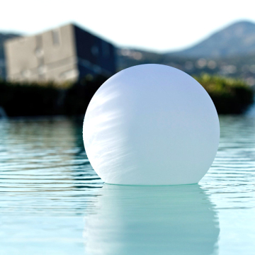 30cm Floating LED Pool Light Orb - Outdoor/Indoor Lithium Battery Garden Decoration