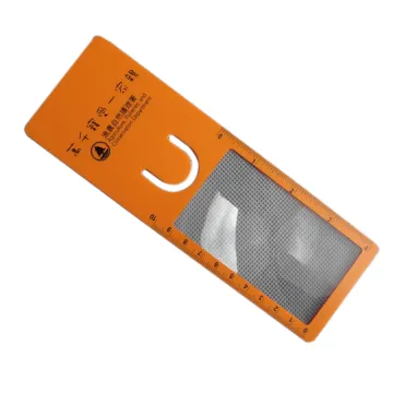 Custom Plastic 3x PVC Magnifier Bookmark Ruler