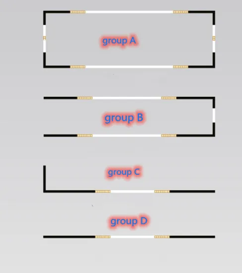 frosted black magnetic track light rail