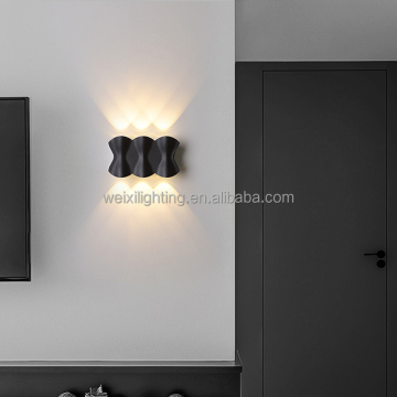 Lampe murale à LED créative pour le couloir moderne et le décor de salon