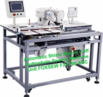 Automatic Shirt Sleeve Cuff Buttonhole Sewing Unit