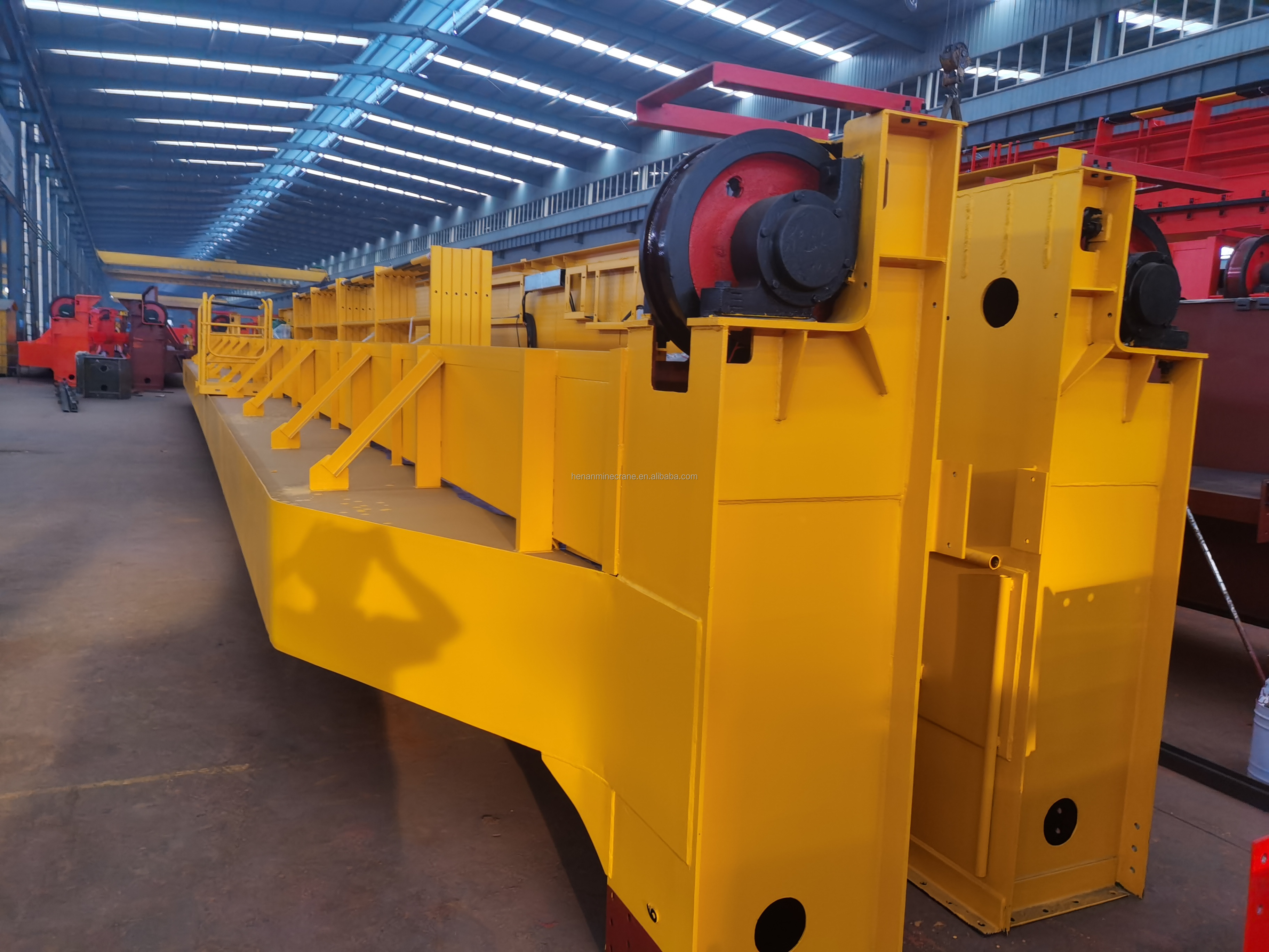 Under Rotation Guard Double Girder Under Rotation Type Hanging Beam Magnet Overhead Crane ...