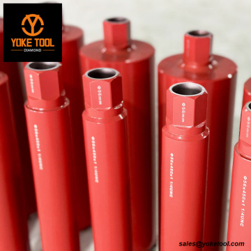 UK Wet Diamond Core Bits Mengendalikan Teras Penggerudian 1/4 &#39;&#39; BSP