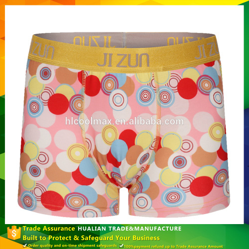 bamboo long trourses printed underwear boxer