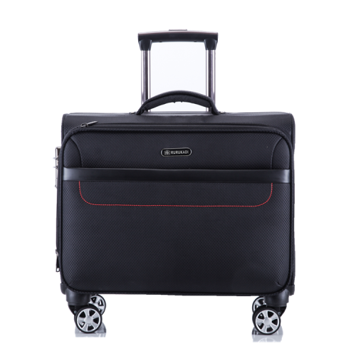 16" 18" Laptop Bag With Spinner Wheels  For Business Man Carry-on Travel Luggage Fabric Suitcase