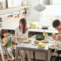 Sedia da pranzo in plastica per bambini in età prescolare