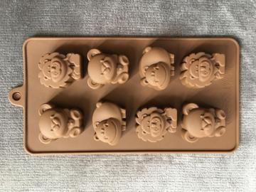 Stampo in silicone per animali con ghiaccio in silicone