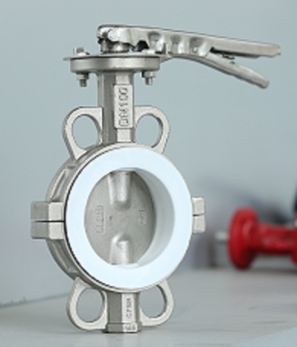 SS Body Ptfe Seat Butterfly Valve