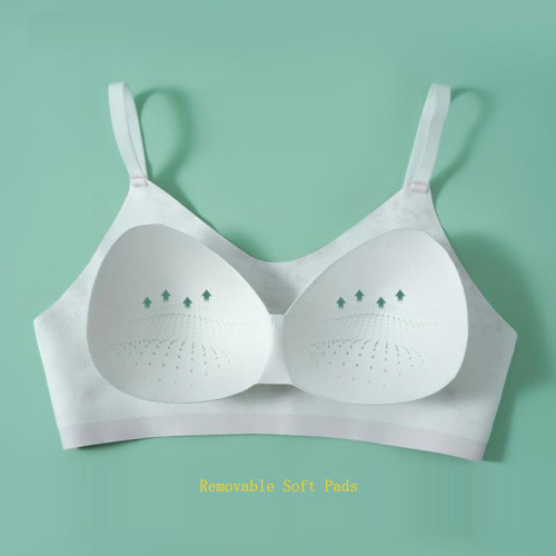 Top reggiseno per bambina con stampa intera senza ferretto