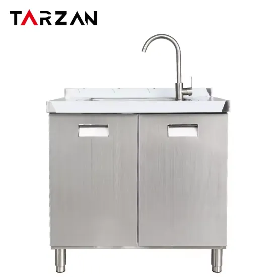 Stainless Steel Kitchen Cabinets and Sinks: Commercial Storage Solutions