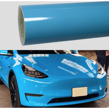 Super Gloss Sky Blue Wrap Vinyl