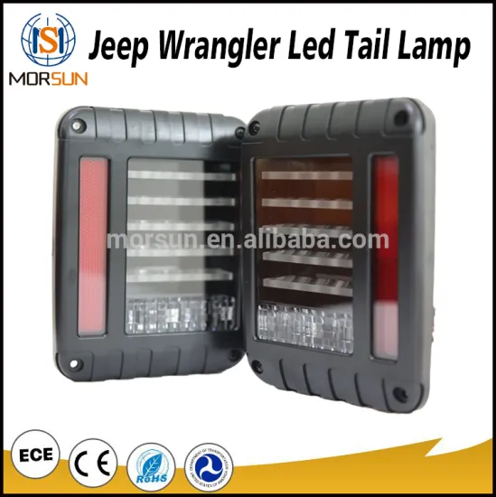 Jeep Tail light 12v chrome black led tail light turn signal light