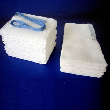 unwashed cotton x-ray abdominal pad