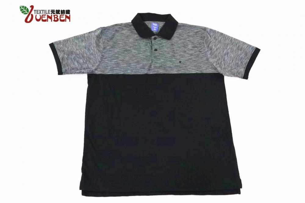 Herren YD Slub Polo mit normaler Knopfleiste