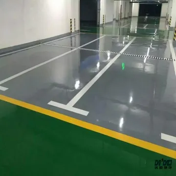 Epoxy resin paint floor coating for parking lot
