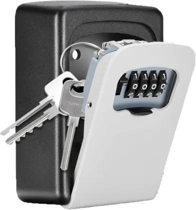Key Lock Box with Combination Lock