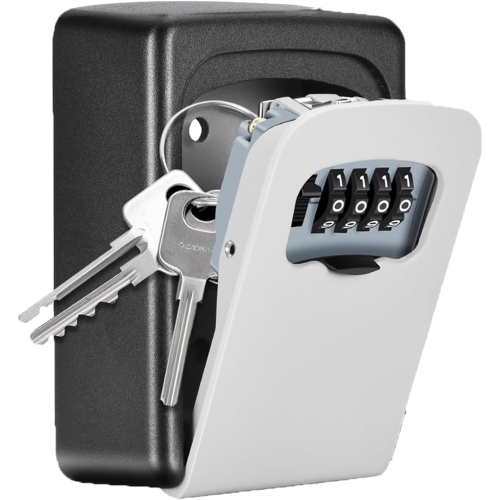 Key Lock Box with Combination Lock