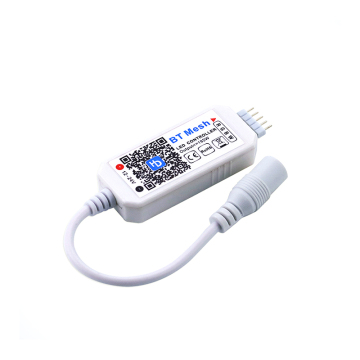 स्मार्ट RGBW एलईडी कंट्रोलर - DC12V/24V, एलईडी स्ट्रिप्स के लिए ब्लूटूथ ऐप कंट्रोल