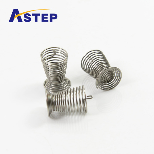 Customized Aluminum metal button spring for electronic