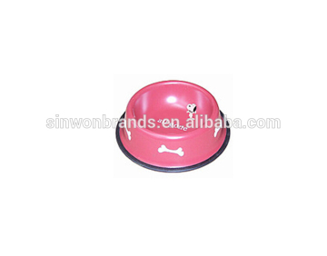 colourful stainless iron dog/cat bowl dog water bowl Dia Size:16/18/22/26/30/34/36cm