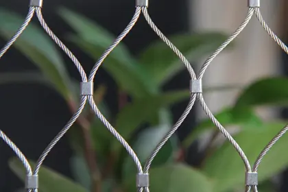 stainless steel cable mesh rhombus mesh