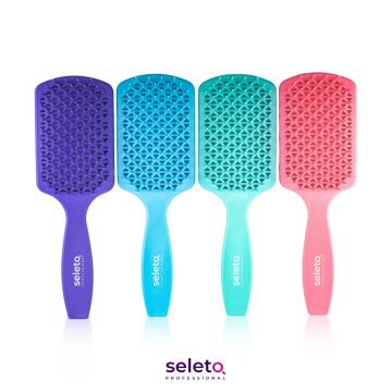 Curly Top Quality Hairbrush Set: Custom Detangler Brush for Easy Combing with Wooden Hair Brush