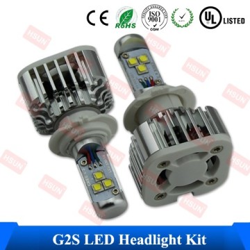 3000 Lumen LED Headlight with 3 pcs XM-L chips h4/H7/H8/H9/H10/H11/9005/9006 sockets