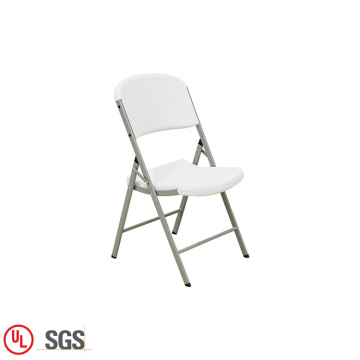 Chaise pliante en plastique blanc moulé par soufflage facile pour le mariage