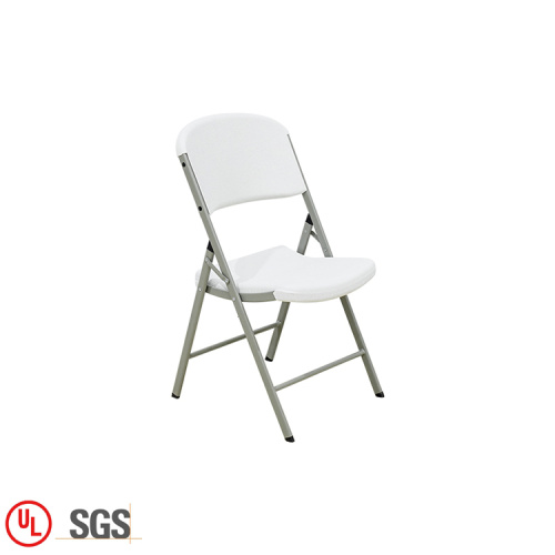결혼식을위한 쉬운 백색 플라스틱 중공 성형 접는 의자