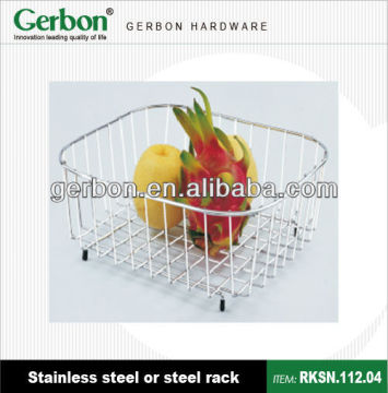 Hotsale stainless steel fruits basket with handle