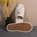 Natural material environmental protection hotel room slipper