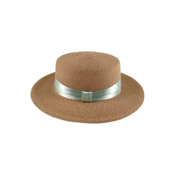 Fashion Hepburn Style Straw Hat: Simple and Versatile British Sunshade