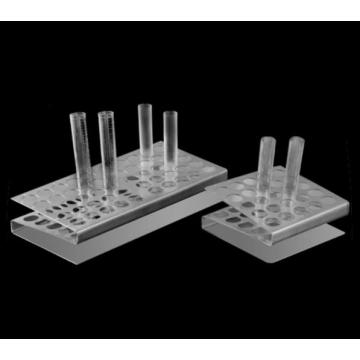 25 Places Stainless Steel Z-Shape Test Tube Racks