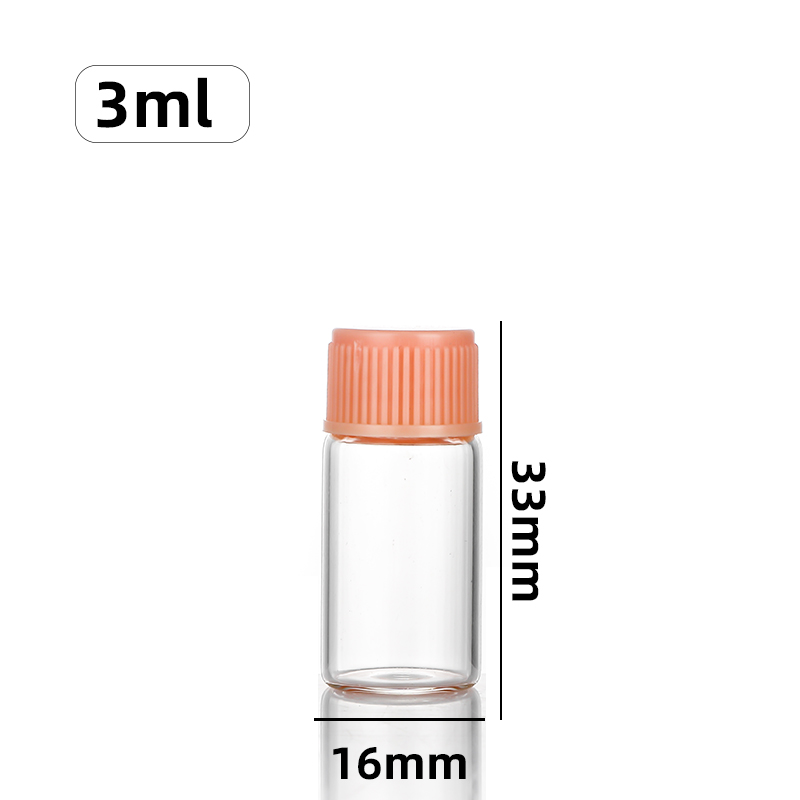 16mm glass tube bottle