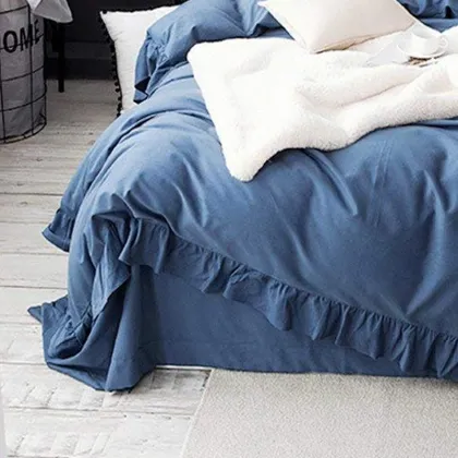 Cotton Ruffles Design Duvet Covers