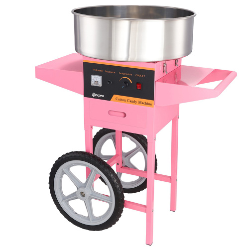 cotton candy machine on wheels Commercial Cotton Candy Maker for Home Party Manufactory