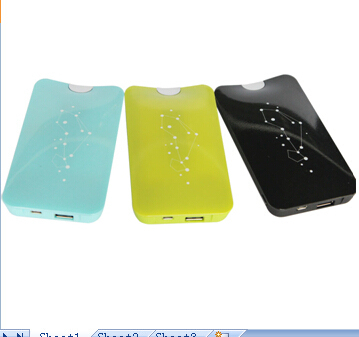 Power Bank with 4LED Indicator 4colour LED 8600mAh